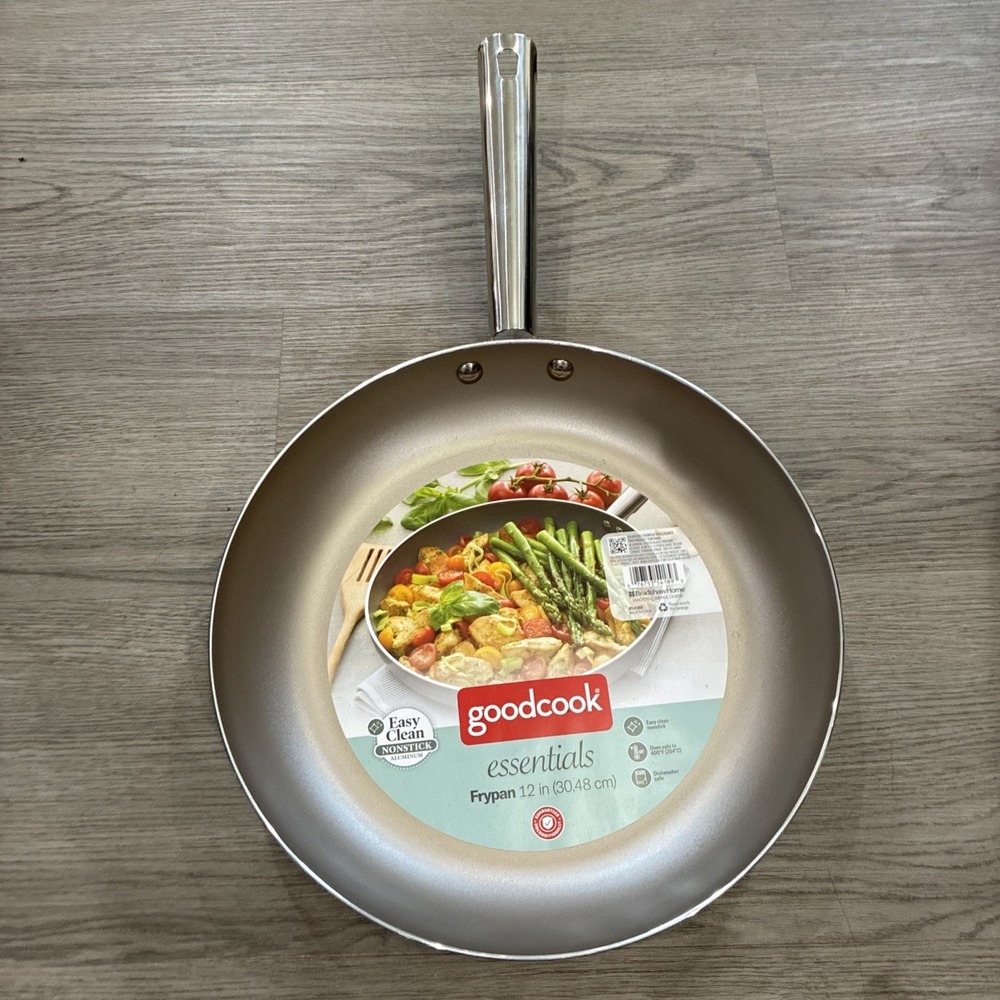Good Cook Essentials Frypan | 12 in (30.48 cm) | Nonstick Aluminum New